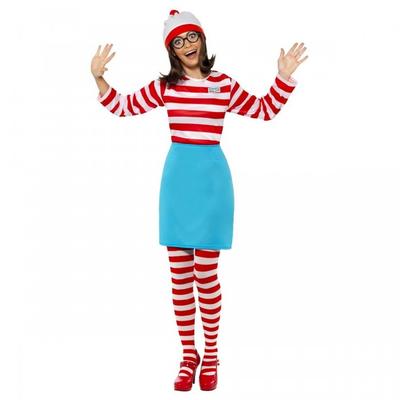 Where's Wally? Womens/Ladies Wenda Costume Set
