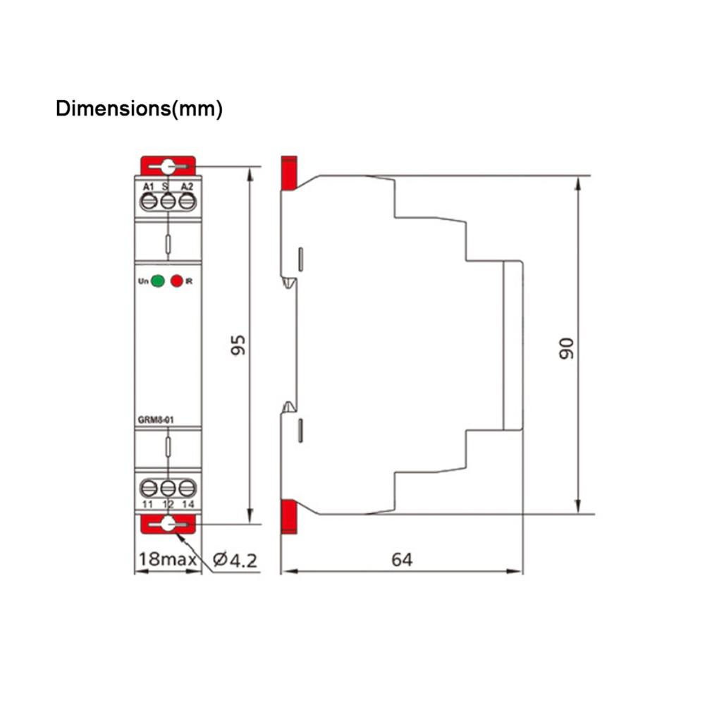 AC/DC12-240V Electronic Impulse Relay Impulse Latching Relay  Electrical Systems