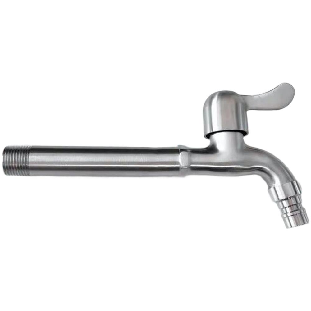 Faucet Stainless Steel Quick Open Faucet High Temperature Resistant Extended Water Tap For Garden Home Bathroom Kitchen Replace