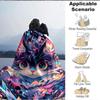 1pc Colorful Cat Blanket, Lightweight Flannel Throw Blanket for Sofa, Bed, Travel, Camping, Living Room, Office, Couch, Chair, and Bed