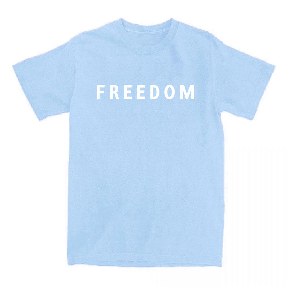 Svoboda Charlie Kirk Tričko Bavlna Volné Ležérní Dámské/Pánské Trička Unisex Streetwear Amerika Americká Móda Dámská Trička