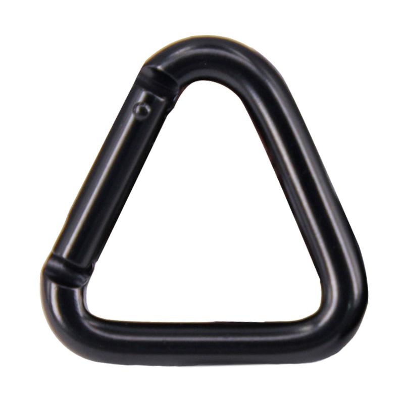 Aluminum Alloy Outdoor Triangular Carabiner Locking Carabiner Clip Keychain Clips for Backpack Camping Hiking Traveling