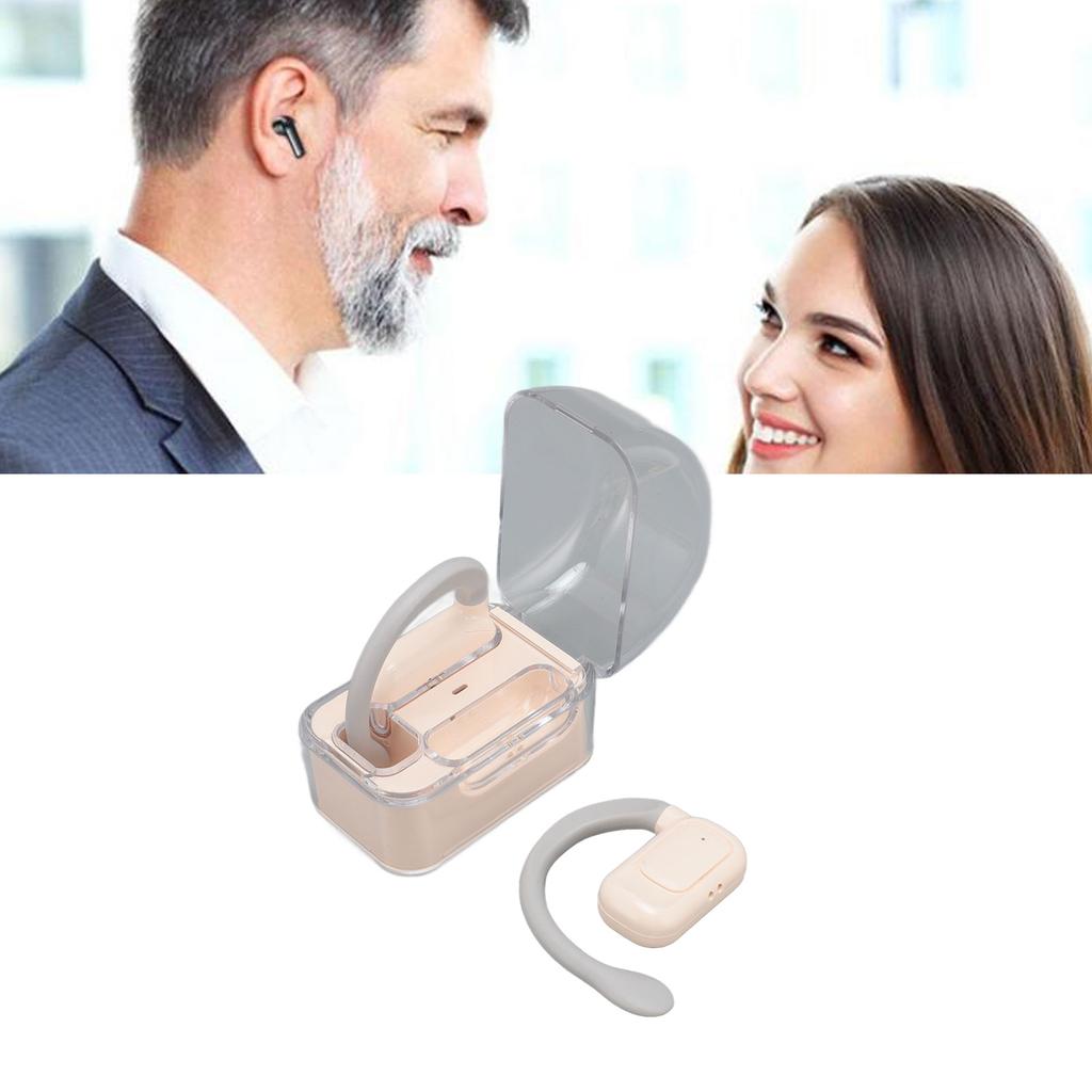 Translator Earbuds 144 Languages 3 Modes Bluetooth 5.3 Rechargeable Wireless Language Translator Earhooks Earbuds for Music Call
