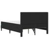 Bed Frame with Mattress vidaXL Black 120 x 190 cm Velvet