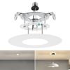 5 and 6 Inch Recessed To Pendant Light Converter Kit Downlight To Pendant Light Adapter with E26 Socket, Can Light Ceiling Fan Conversion Kit