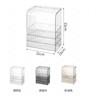 Transparent vanity case pet dustproof drawer Xiaohongshu same desktop finishing large-capacity cosmetic storage box
