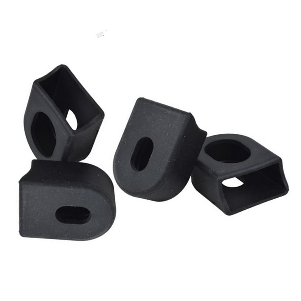 Bicycles Crank Cover, 2Pair Bicycles Crankset Protectors Silicone Crank Protective Cover Silicone Crank Cover Protectors