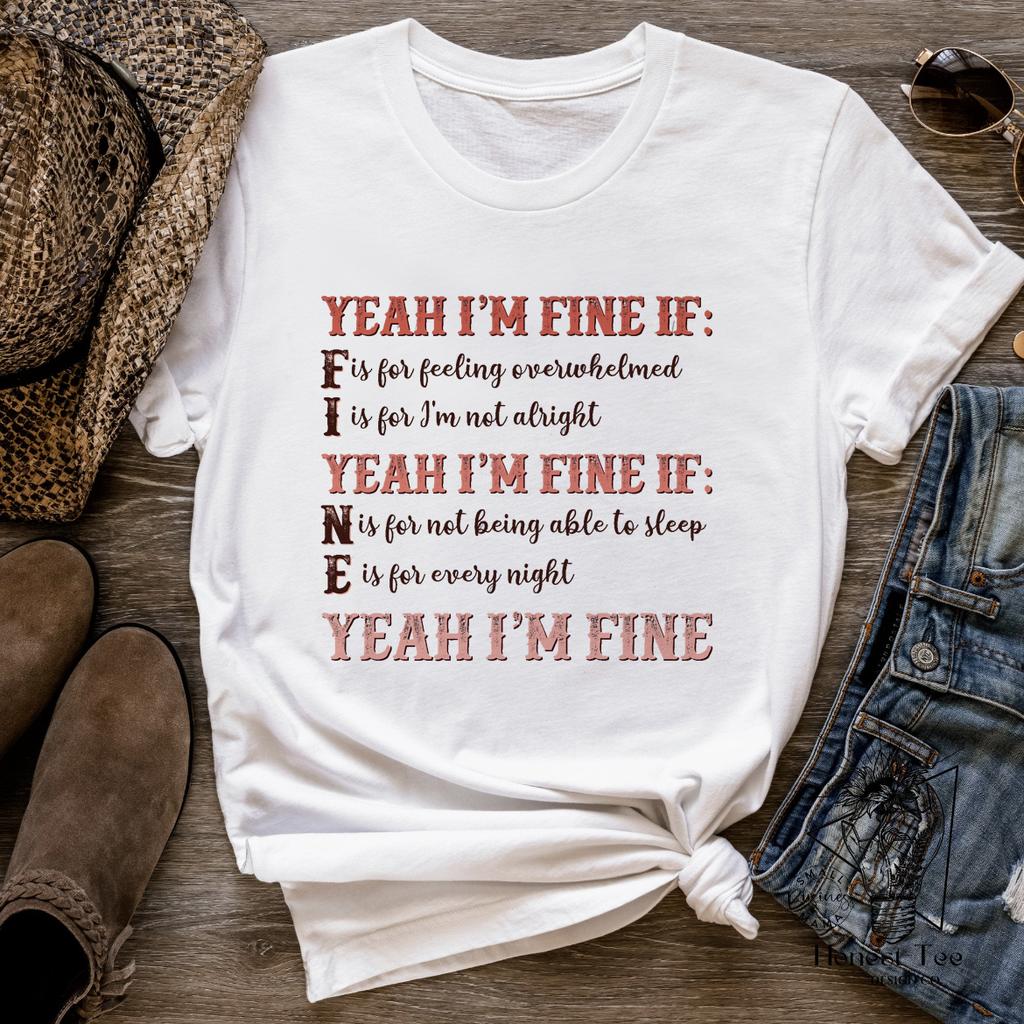 Harajuku Funny 90s Style Fashion T-shirt Casual Women's Nashville Shirt Pattern T-shirt Clothing Summer Short Sleeve Women's T-s