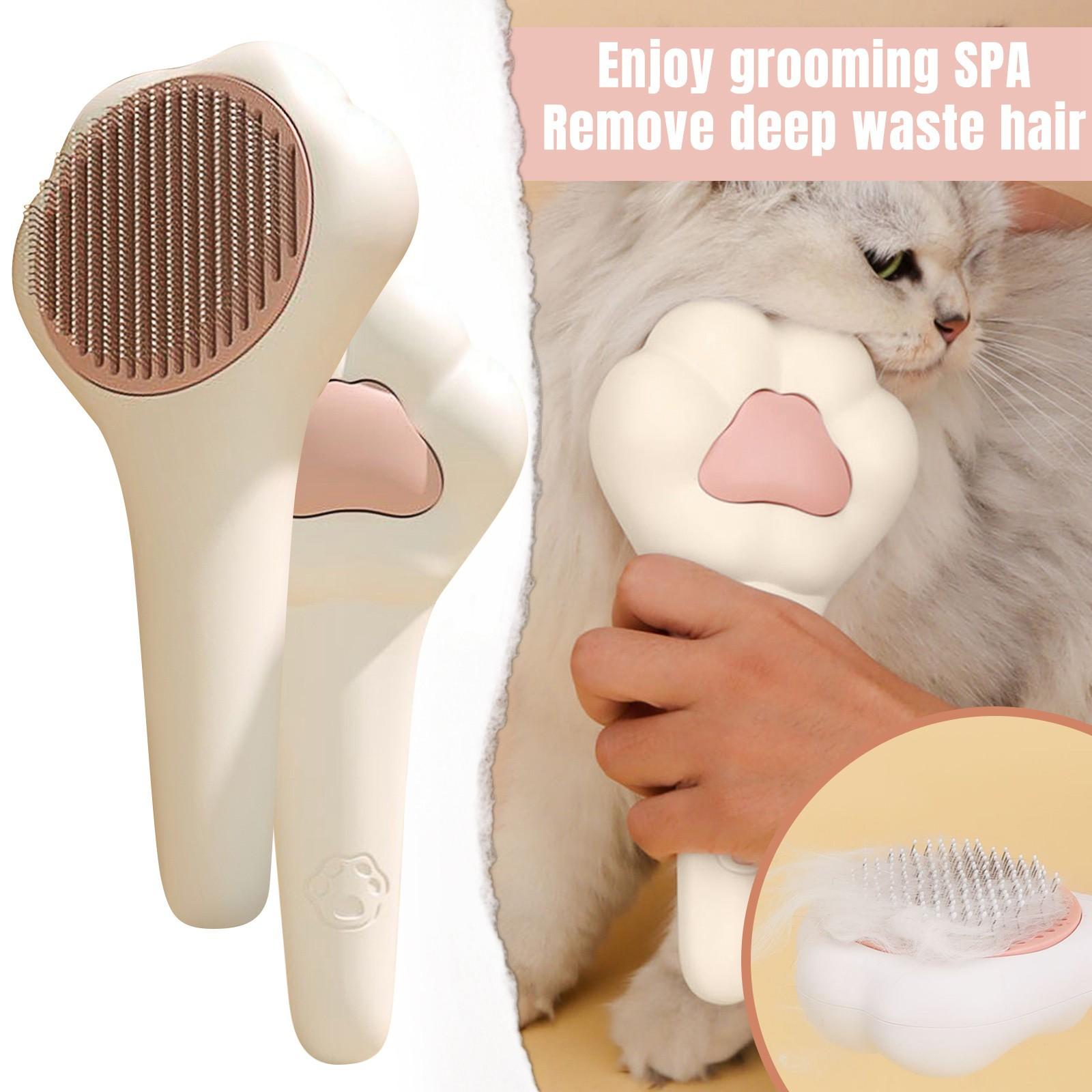 

Cute cat comb; one-click removal of floating hair One Size