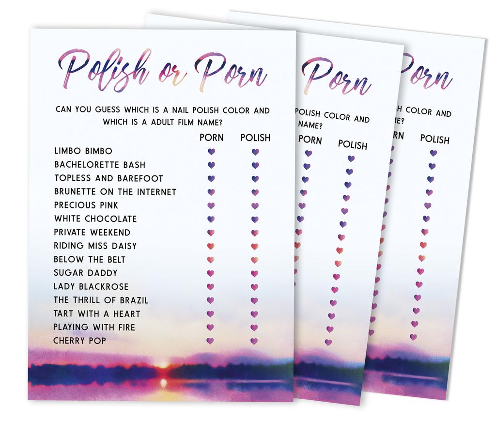 Inkdotpot Bridal Wedding Shower Bachelorette Party Bulk Blank Square Fill In Gift Ideas