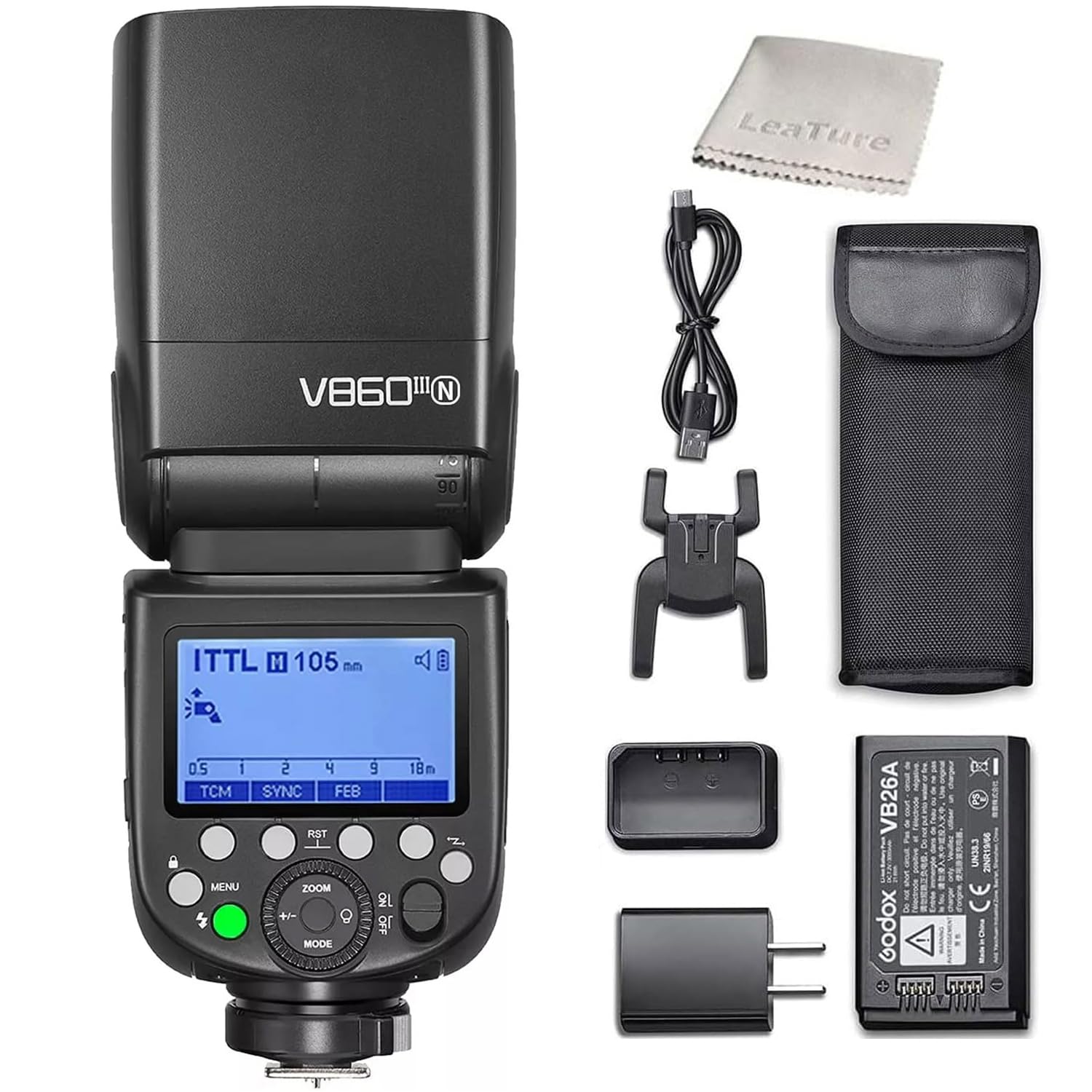 

Godox Camera Speedlight for Nikon TTL Guide Number LED Modeling Lamp V860III-N Flash, Strobe, Cameras, 2.4G, 60, HSS1/8000s, [Authorized Retailer]