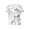 HLA Men's All-Over Print Casual Short Sleeve T-Shirt