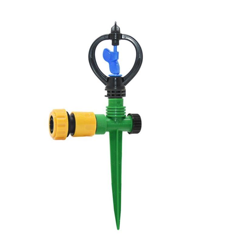 Garten Bauernhof Bewässerung Sprinkler Mit Unterstützung 360 Grad Rotary Rasen Bewässerung