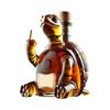 Funny Middle Finger Whiskey Decanter Duck, 10oz Animal Glass Bottle for Bar Decor, Gag Gift for Men Office Home Whiskey Set