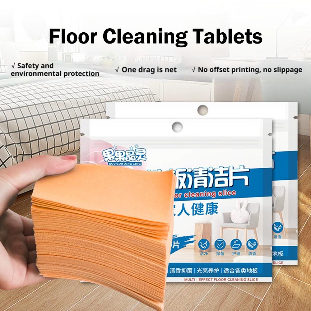 30 Sheet Portable Wooden Floor Cleaning Tabletstiles Hard Surfaces Concentrated Washing Powder Detergent Washing Machines