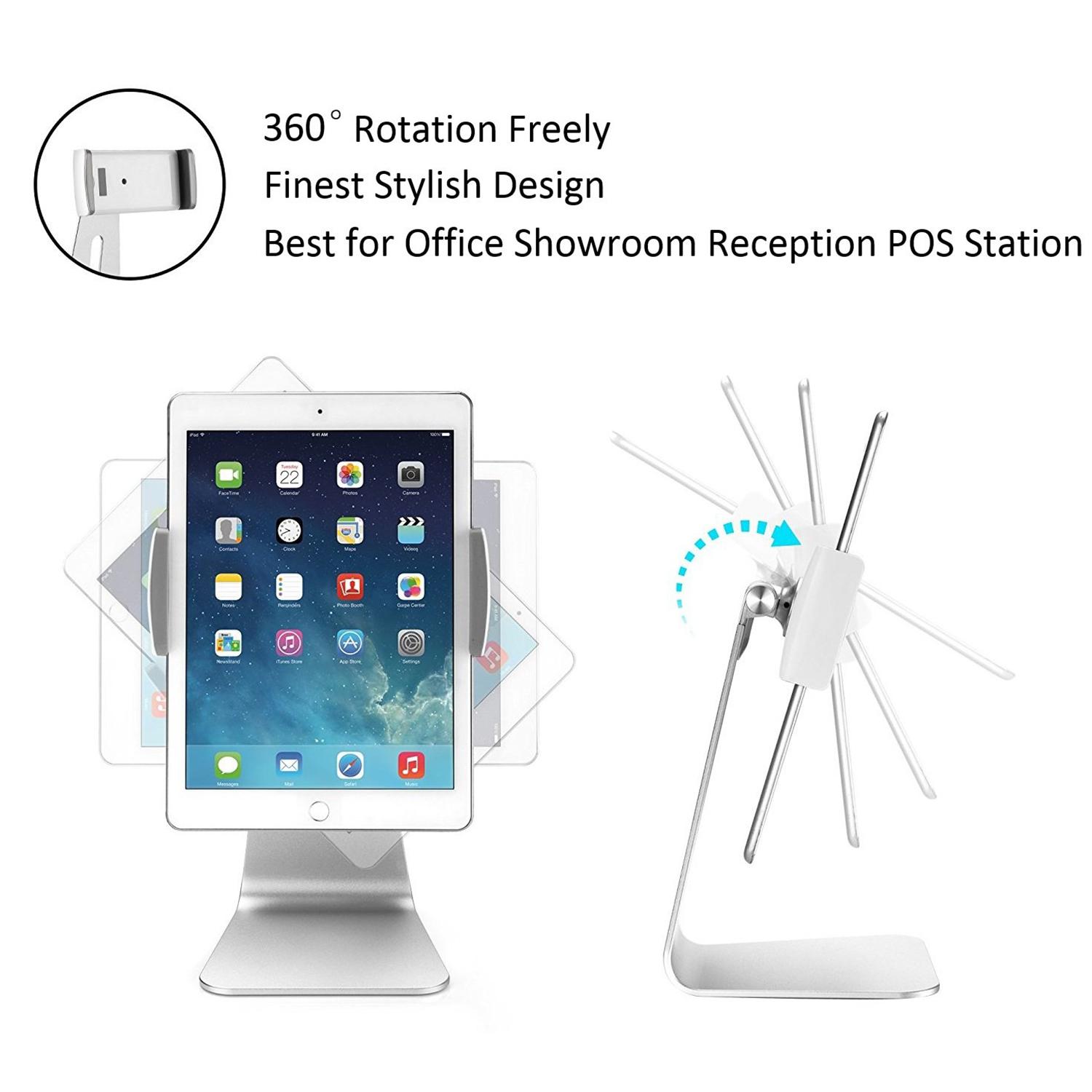 

Adjustable Aluminum Alloy 9-13 inch Tablet Stand Holder Desktop Bracket for iPad Pro/Samsung Galaxy Tab E 9.6