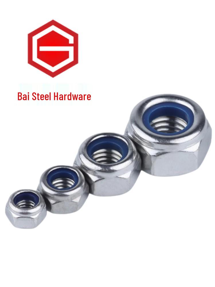 Grade 10 Nylon Self-Locking Anti-Slip Nut (M6-M30)