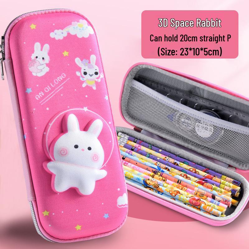 2022 New 3D Cartoon Pencil Case - Large Capacity, Waterproof, Stain-Resistant for Elementary Students