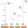 Minimalist Versatile LED Floor Lamp for Bedroom, Living Room, and Study - Influencer-Approved Eye Protection Design