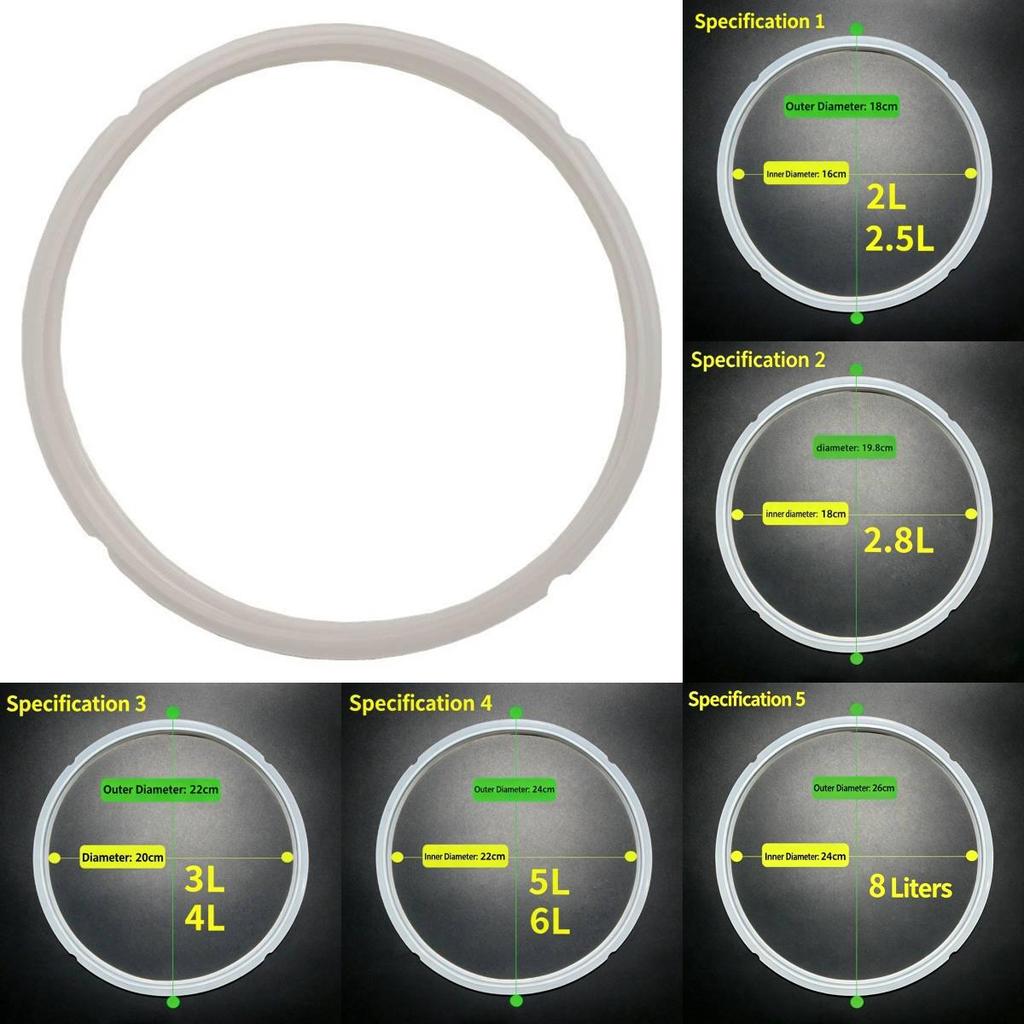 Electric Pressure Cooker Sealing Ring With High Temperature Silicone For 2l To 8l Models