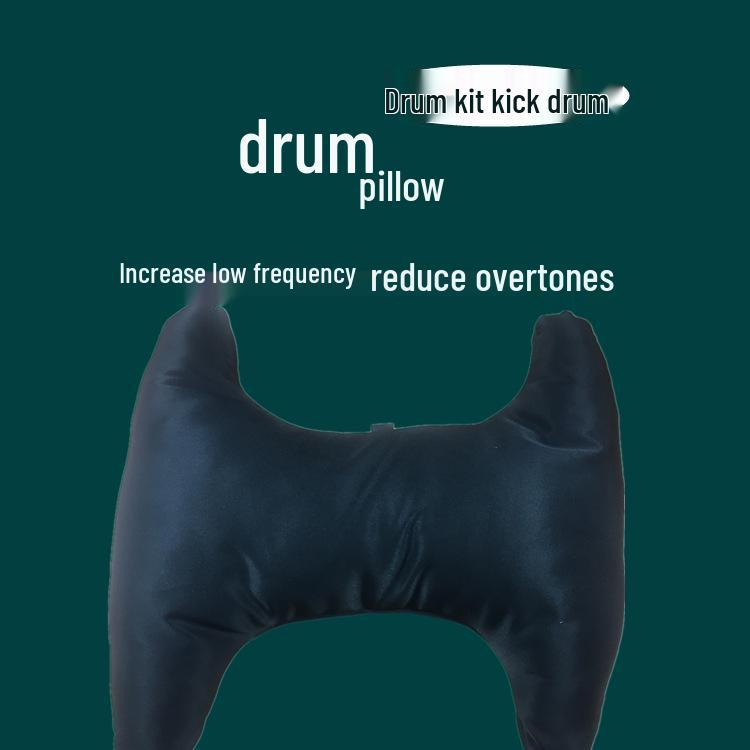 Thickened Jazz Bass Drum Mute Pillow: Sound-Absorbing Dampener Pad