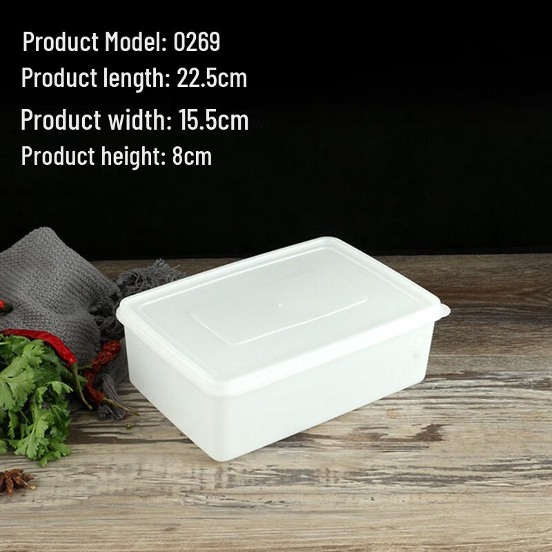 ZISIZ Large Rectangular Food Storage Container