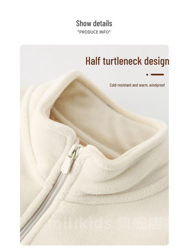 Kinder Winterjacke mit Fleecefutter: Dicker, warmer Cardigan Schuluniform