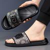 Fashion Summer New Sports Non-slip Outdoor Flip-flops for Men High Quality Outwear Beach Shoes Fashion Casual Leather Slippers Man