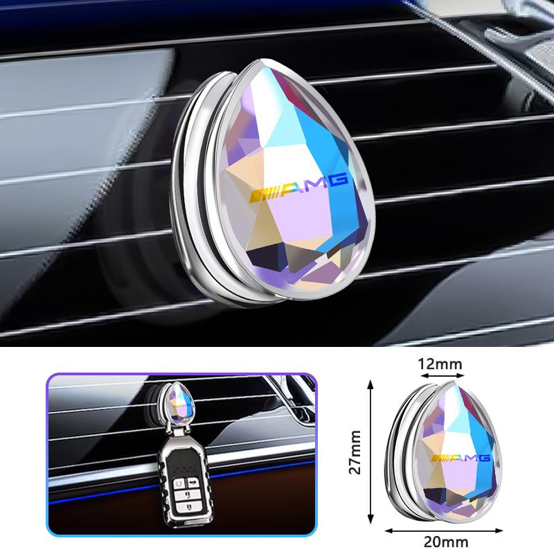RPO5 Dazzling Diamond Car Seat Backrest Hook Car Backrest For Mercedes Benz AMG W206 W204 W205 W212 W213 W221 W222 W223 W251 W464