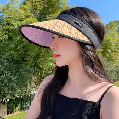 Hat Female Hairpin Type Sunscreen Empty Top Sun Hat Summer Outdoor Sun Hat