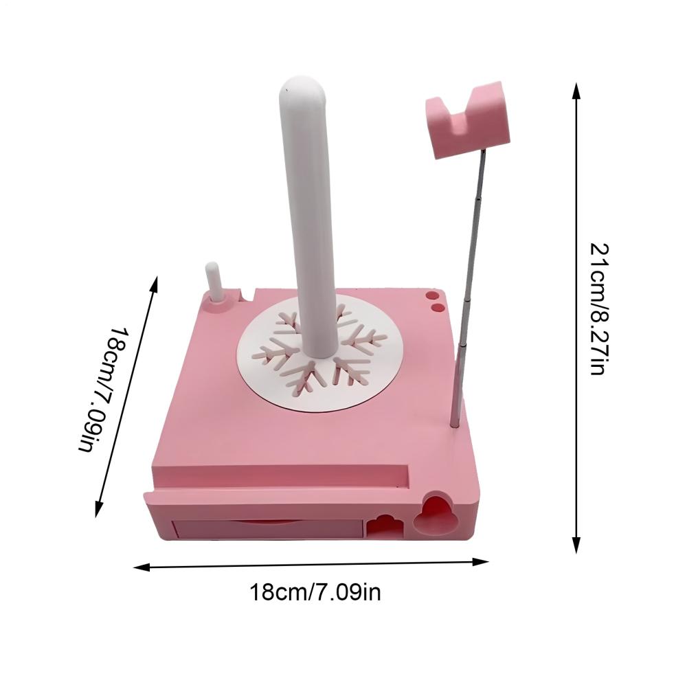 Yarn Ball Holder Yarn Spool Stand For Crocheting Knitting Organizer Supplies Anti-Slip Pads For Women Girls Beginners Knitter