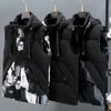 Plus Size M-8XL Winter Warm Vest Men Outerwears Hooded 2024 Fashion Sleeveless Jackets Casual Thick Men's Parkas