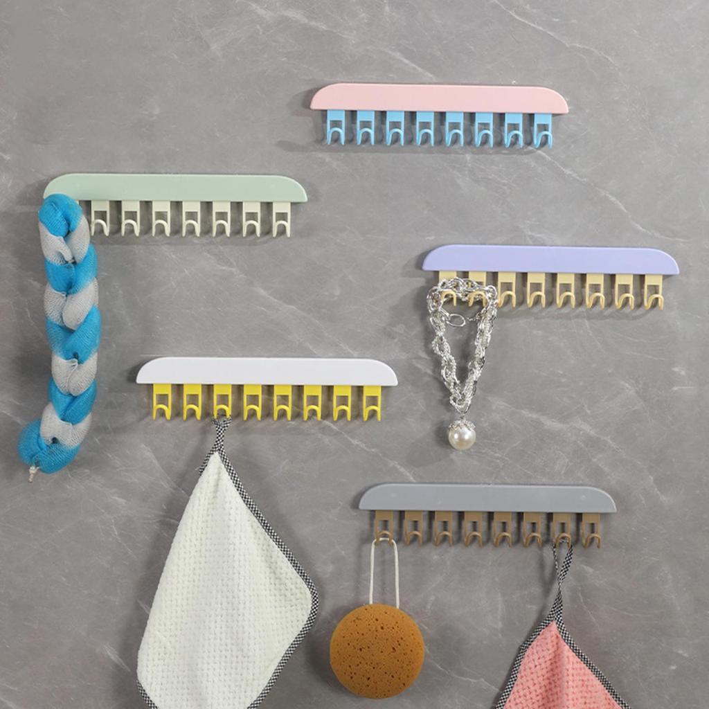Rotating Space Save Belts Organizer Closet Door Shawls 8 Hooks Rack