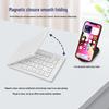 Compact Wireless Bluetooth Keyboard - Double Folding, Multi-System, Multi-Channel, Ideal for Tablets