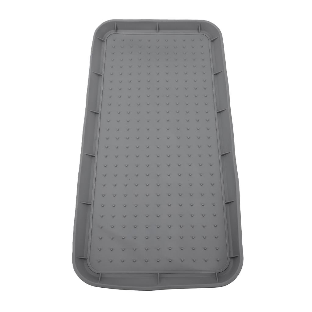 Silicone Shoe Tray with Lip Non Slip Heavy Duty Boot Mat   for Front Door Entryway Indoor Outdoor Use