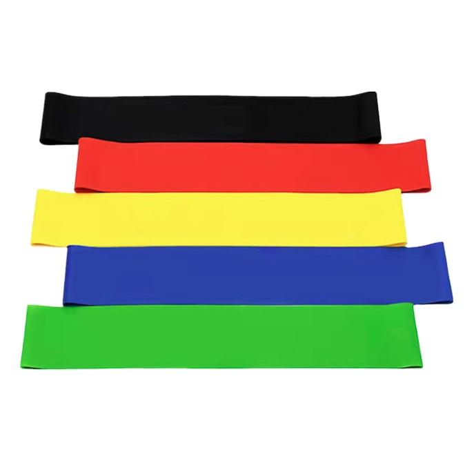 TPE Yoga Tension Ring Strength Training Elastic Band Thick Resistance Eco-Friendly Custom Logo ISO9001 Certified Promotional Use 202*12*2 красный