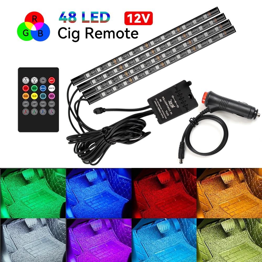 

Универсальные автомобильные RGB-подсветки Светодиодная лента Внутренние атмосферные лампы Декоративные Внедорожные 4x4 Внедорожник Автомобильные аксессуары
