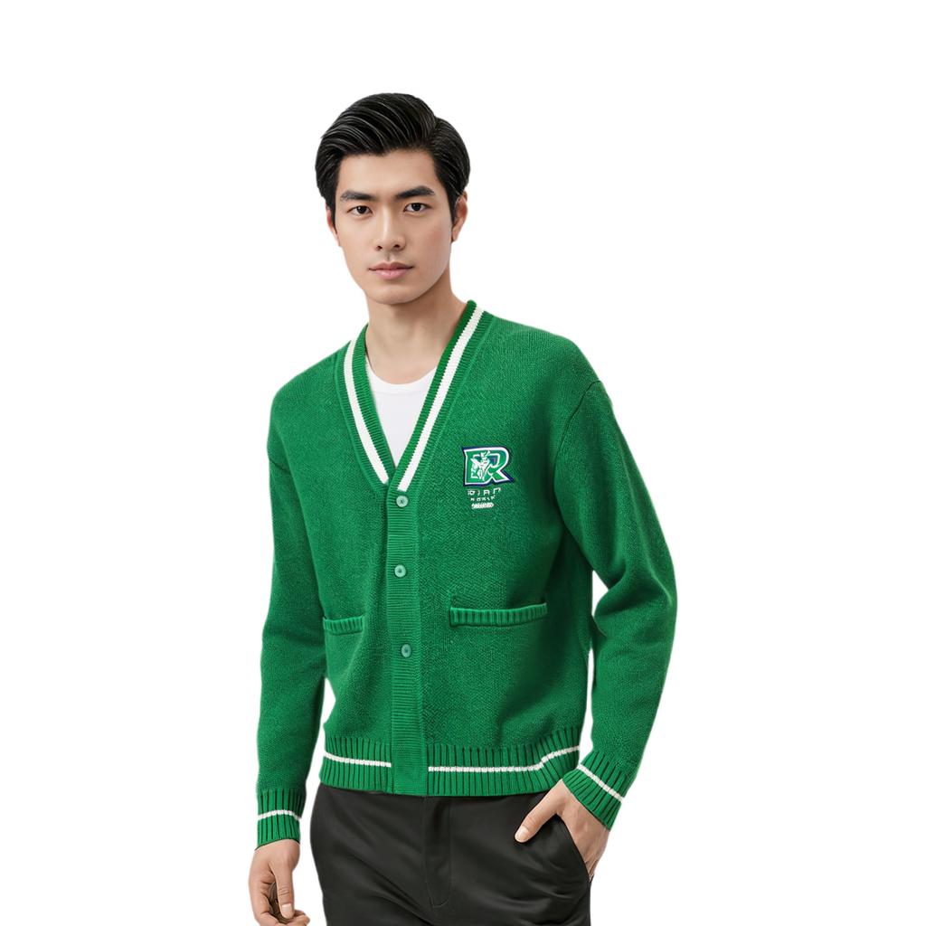 Li Ning Sports Life Collection Knitwear Men's Turquoise Green AMBT245-2