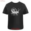 I Love You With Snail Cotton T Shirt Ta045743 Vintage Washed Unisex Homme Stylish Comfortable Graphic Designer Clothes