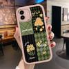 Stylish Flowers Lattice Pattern PU Leather Phone Case for iPhone 15 14 13 12 Pro Max Samsung Galaxy S23 Ultra S20 FE A52 Redmi Xiaomi POCO Soft Cover