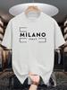 5 13 MILANO Unisex'S Summer Short-Sleeved T-Shirt