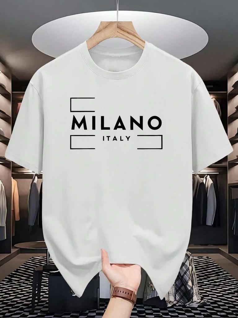 5 13 MILANO Unisex'S Summer Short-Sleeved T-Shirt