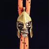 Helmet Skull Swords Pendant Ideal for Paracord and Necklaces Craft Projects Paracord Bead Cultural Crafts