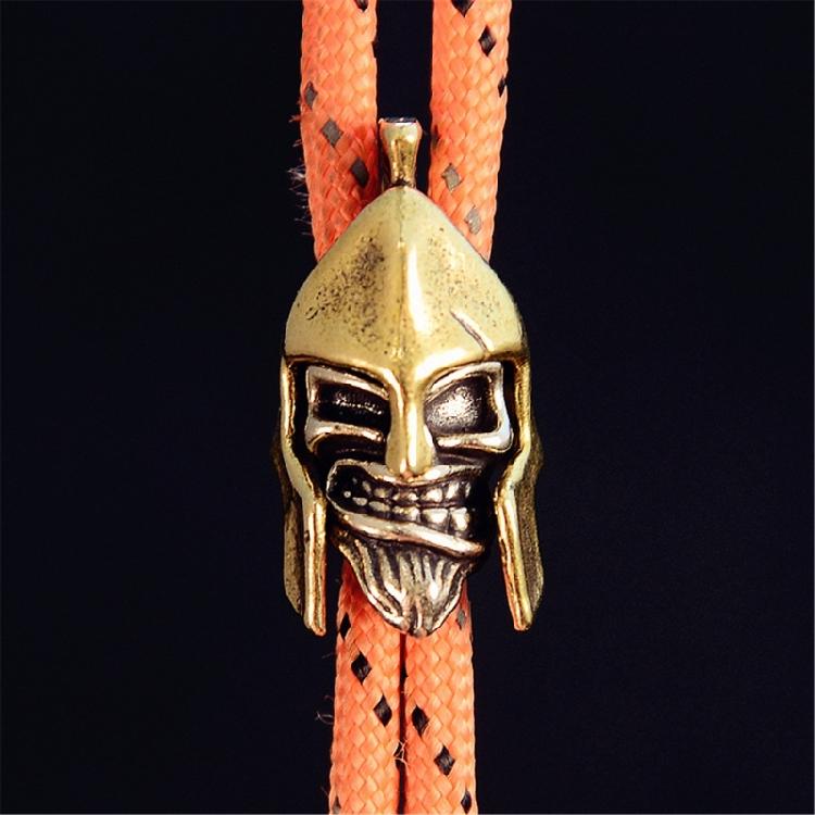 Helmet Skull Swords Pendant Ideal for Paracord and Necklaces Craft Projects Paracord Bead Cultural Crafts