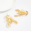 Fashionable Sea Style Earrings Crab/Lobster Ear Accessories Comfortable Wear Jewelry Accessory For Girls