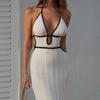 Sexy and Elegant Halter Dress with Halter Lace-up