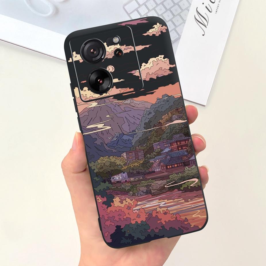 For Xiaomi 13T Pro Case Mi13T Cute Fashion Cartoon Cover 6.67'' Soft Silicone Phone Case For Xiaomi Mi 13T Pro 13TPro Back Cover