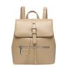 Solid Flap Women's Backpacks with Internal Compartments Zippered Inner Pocket High-quality Bags PU Fashion Backpacks