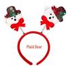 Christmas Hair Clip & Headband Set: Snowman Ornament, Bow, Hat - Perfect Holiday Accessories for Kids
