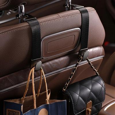 Cârlig pentru Tetiere Scaun Auto Cârlig Agățătoare Spătar Scaun Piele de Cămilă Cârlig Metalic de Agățat Cârlig Auto Accesorii Universale Interior Auto